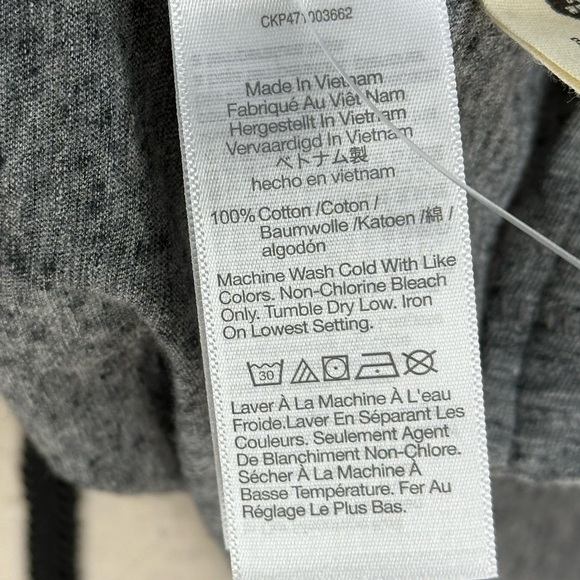 Madewell Sleeveless Front Pocket Tank Tee Shirt - Heathered Grey - size XXL - Picture 7 of 8